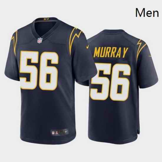 men kenneth murray los angeles chargers navy alternate game jersey 2020